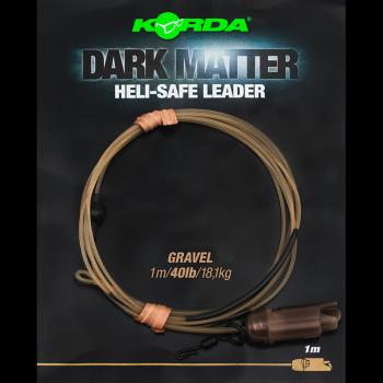 Korda koncová montáž dark matter leader heli safe 18,1 kg 1 m - gravel