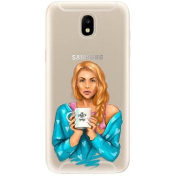 iSaprio Coffe Now - Redhead pro Samsung Galaxy J5 (2017) (cofnored-TPU2_J5-2017)