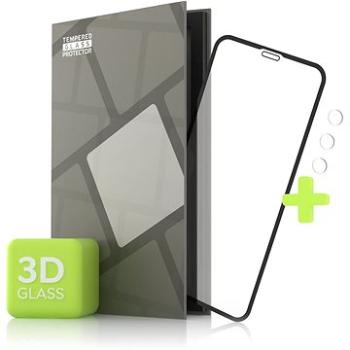 Tempered Glass Protector pro iPhone 11 Pro Max - 3D Case Friendly, Černé + sklo na kameru (TGR-IP11PM-BL)