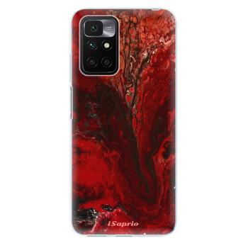 Odolné silikonové pouzdro iSaprio - RedMarble 17 - Xiaomi Redmi 10