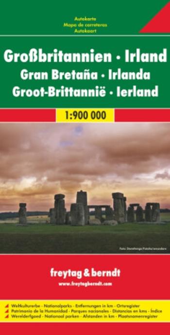 AK 02810 V.Británie, Irsko 1:900 000 / automapa