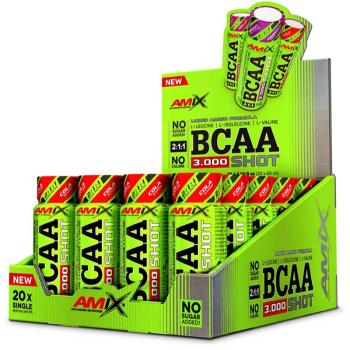 Amix BCAA 3000 Shot regenerace a růst svalů příchuť Cola 20x60 ml