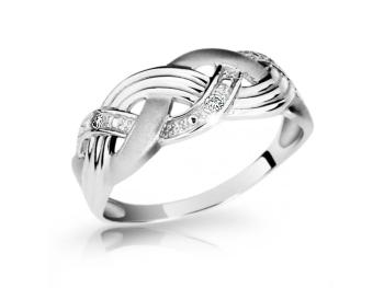 Cutie Diamonds Krásný prsten z bílého zlata s diamanty DZ6745-1848-10-X-2 56 mm