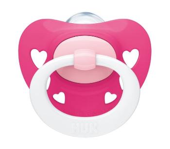 NUK Cumlík Signature, 6-18 m, holka srdce