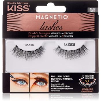 KISS Magnetic Lashes řasy pro aplikaci na magnetickou linku 01 Charm 1 pár