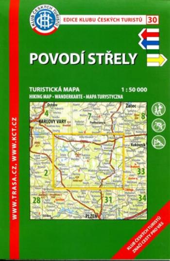 KČT 30 Povodí Střely 1:50 000 Turistická mapa