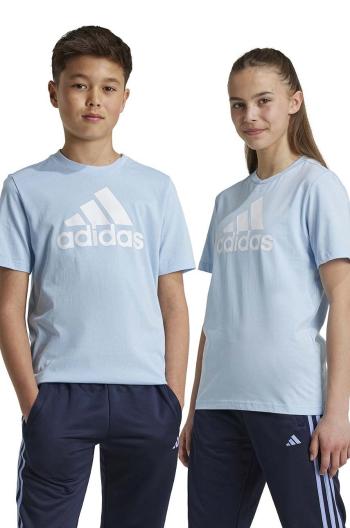 Dětské bavlněné tričko adidas U BL TEE s potiskem, IX9570