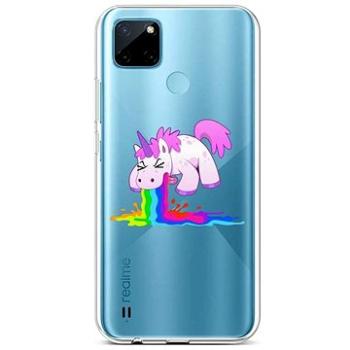 TopQ Kryt Realme C21Y silikon Rainbow Splash 69931 (Sun-69931)