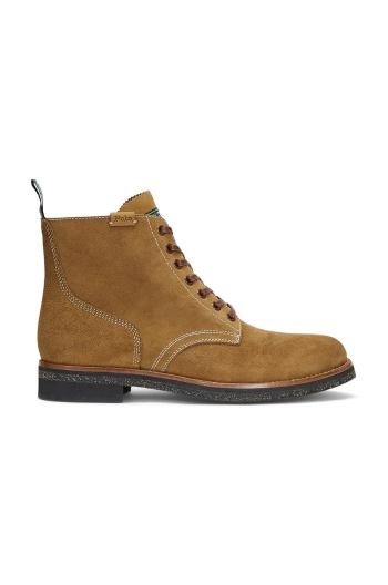 Semišové boty Polo Ralph Lauren Radford Boot pánské, hnědá barva, 812945525001