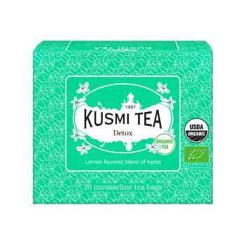 Kusmi Tea Organic Detox mušelínové sáčky 20x2 g