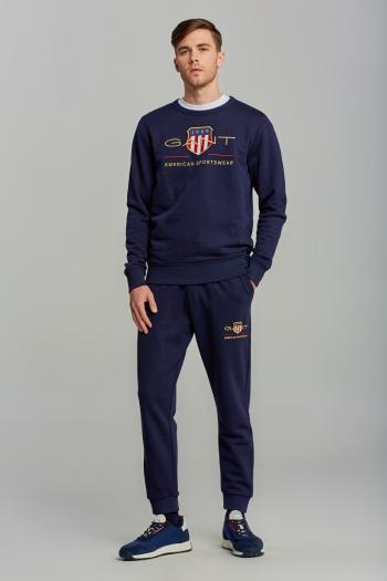 TEPLÁKY GANT ARCHIVE SHIELD SWEAT PANTS EVENING BLUE