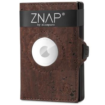 Slimpuro ZNAP Airtag Wallet, 8 karet, přihrádka na mince, 8,9 x 1,5 x 6,3 cm (Š x V x H), ochrana RFID