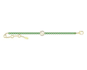 Guess Slušivý tenisový náramek pro ženy Paradise JUBB05142JWYGGN 18,4 cm