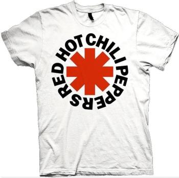 Red Hot Chili Peppers Tričko Red Asterisk Unisex White XL