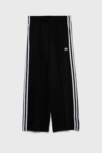 Dětské tepláky adidas Originals černá barva, s aplikací