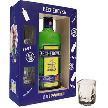 Becherovka 0,7l 38% + 2x sklo GB (8594405102824)