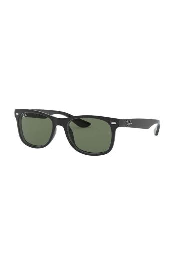 Dětské sluneční brýle Ray-Ban Junior New Wayfarer zelená barva, 0RJ9052S