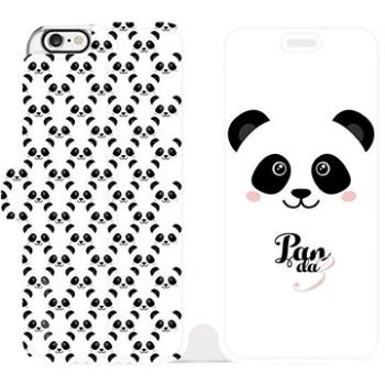 Flipové pouzdro na mobil Apple iPhone 6 / iPhone 6s - M030P Panda Amálka (5903226043156)