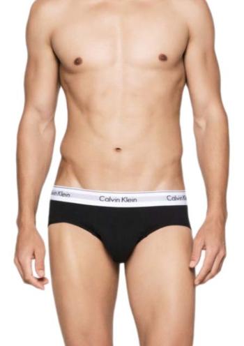 Pánské slipy Calvin Klein NB1084 2PACK XL Černá