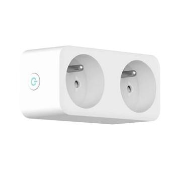 Immax NEO LITE Smart vnitřní dvojzásuvka, 16A, Zigbee (07752L)