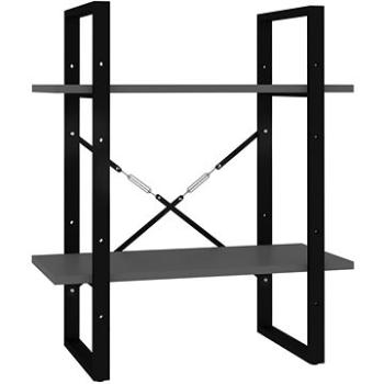 Shumee  se 2 policemi šedá 60×30×70 cm dřevotříska, 806429 (806429)