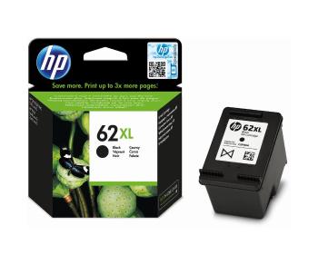 HP 62XL High Yield Black Original Ink Cartridge (600 pages)