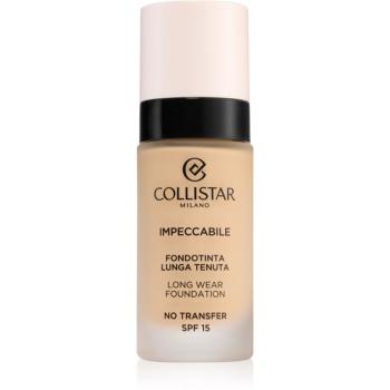 Collistar Impeccabile Long Wear Foundation dlouhotrvající make-up SPF 15 1R Rosy Avory 30 ml