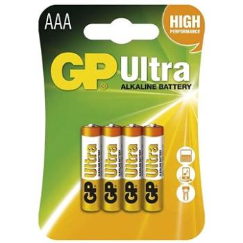 GP Ultra Alkaline LR03 (AAA) 4ks v blistru (1014114000)