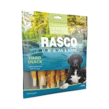 Rasco Premium Bůvolí tyčinky obalené kuřecím 500 g