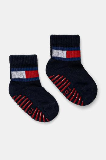 Dětské ponožky Tommy Hilfiger 2-pack tmavomodrá barva