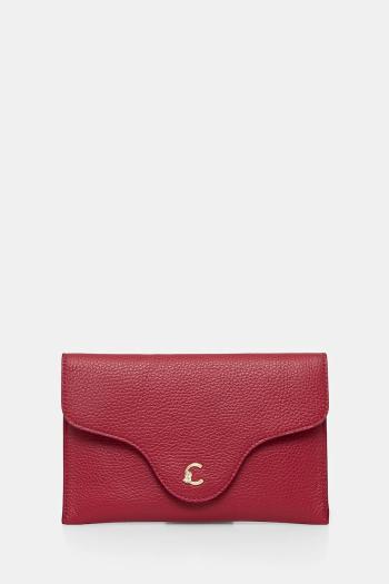 Coccinelle bőr borítéktáska bordó, E5 SSL 19 01 01
