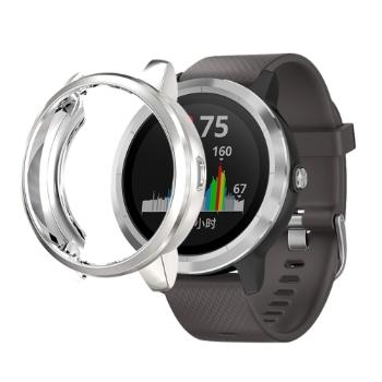 TPU Ochranný obal Garmin Vivoactive 3 strieborný