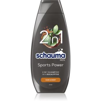 Schwarzkopf Schauma MEN sprchový gel a šampon 2 v 1 pro muže Sports Power 400 ml