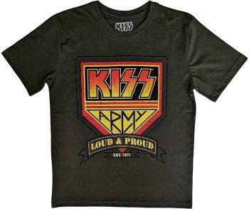 Kiss Tričko Loud & Proud Unisex Military Green 2XL