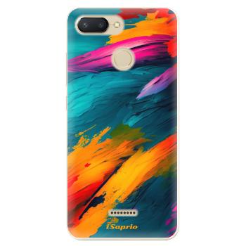 Odolné silikonové pouzdro iSaprio - Blue Paint - Xiaomi Redmi 6