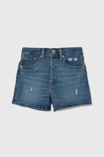 Dětské riflové kraťasy Levi's LVG 501 ORIGINAL SHORTS hladké, nastavitelný pas