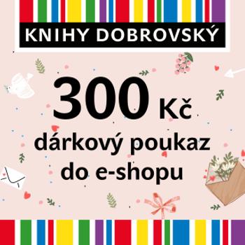 Valentýnská e-shopová dárková poukázka 300 Kč