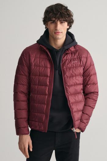 BUNDA GANT LIGHT DOWN JACKET WINE RED