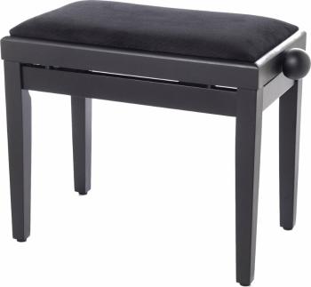 Bespeco SG 101 Dřevěná stolička ke klavíru Black Satin