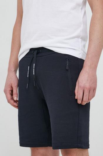 Bavlněné šortky Armani Exchange pánské, tmavomodrá barva, 8NZS75 ZJKRZ NOS