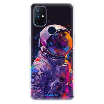 Odolné silikonové pouzdro iSaprio - Neon Astronaut - OnePlus Nord N10 5G