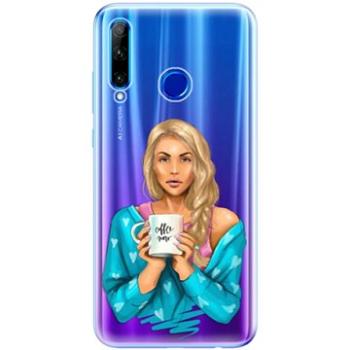 iSaprio Coffe Now - Blond pro Honor 20 Lite (cofnoblo-TPU2_Hon20L)