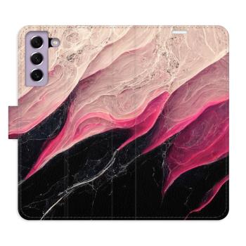 Flipové pouzdro iSaprio - BlackPink Marble - Samsung Galaxy S21 FE 5G