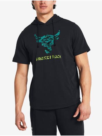 Under Armour Project Rock Payoff SS Terry Hdy Mikina Černá