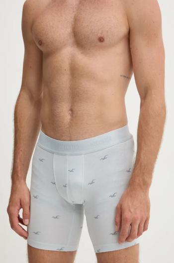 Boxerky Hollister Co. 5-pack pánské, šedá barva, KI314-4022