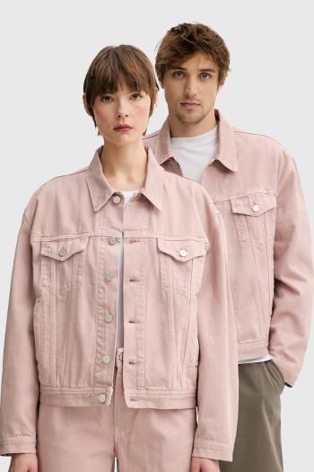 Rifľová bunda Won Hundred oranžová farba, prechodná, oversize, 3567-13055