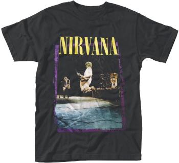 Nirvana Tričko Stage Jump Unisex Black S