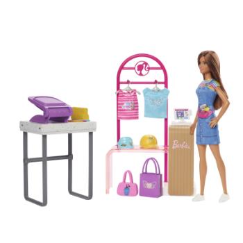 Barbie módní design studio s panenkou