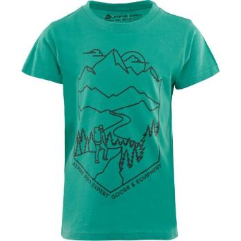 ALPINE PRO DEXO Gyerek póló, zöld, méret 104-110