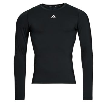 adidas  TF LS TEE  Tričká s dlhým rukávom Čierna